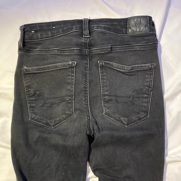 American Eagle Outfitters Jeans American Eagle Black Ripped Jeans